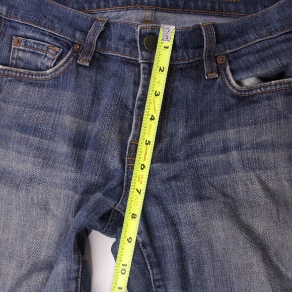 Womens 27***x32 Seven 7 For All Mankind Boot Cut Jeans Stretch Low Rise - READ - Picture 5 of 9